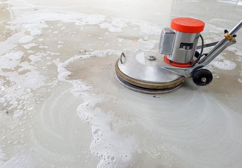 How to Clean Industrial Concrete Floors-min