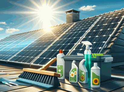 Materials Needed for cleaning solar panel